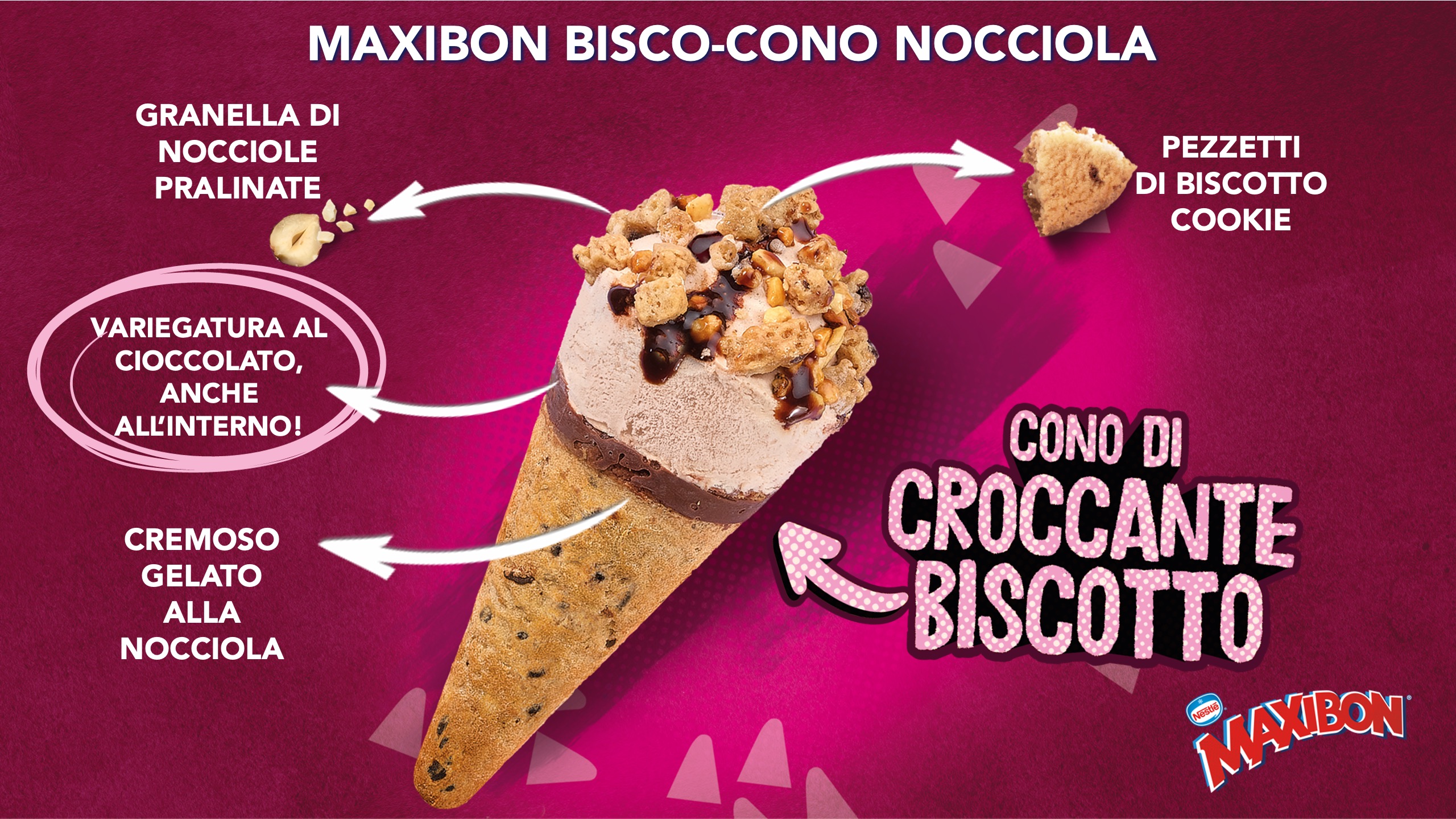 Froneri Piani Marketing 2023 Maxibon bisco-cono nocciola