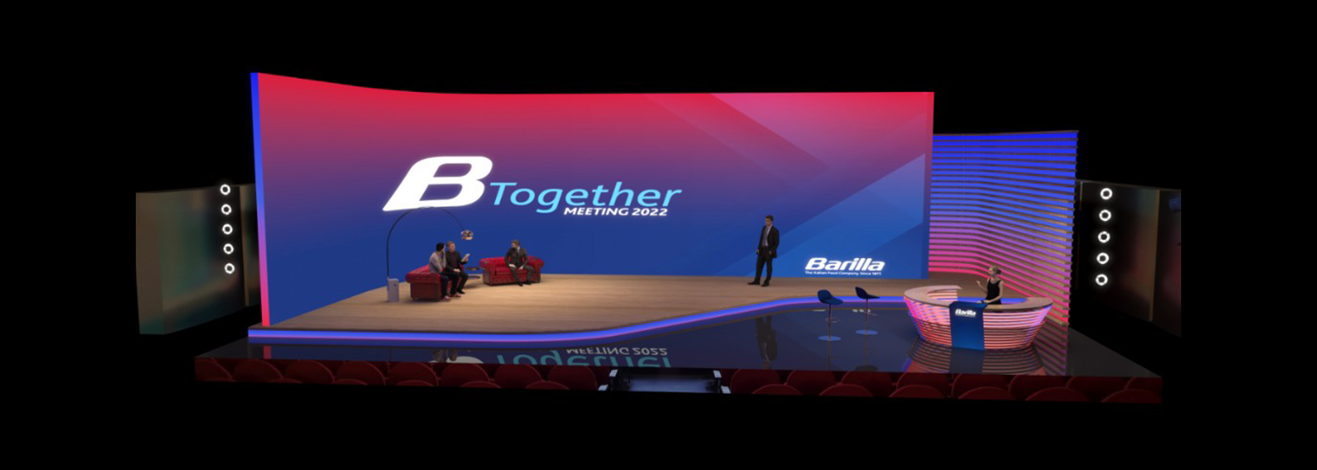 B Together Barilla Meeting 2022 palco