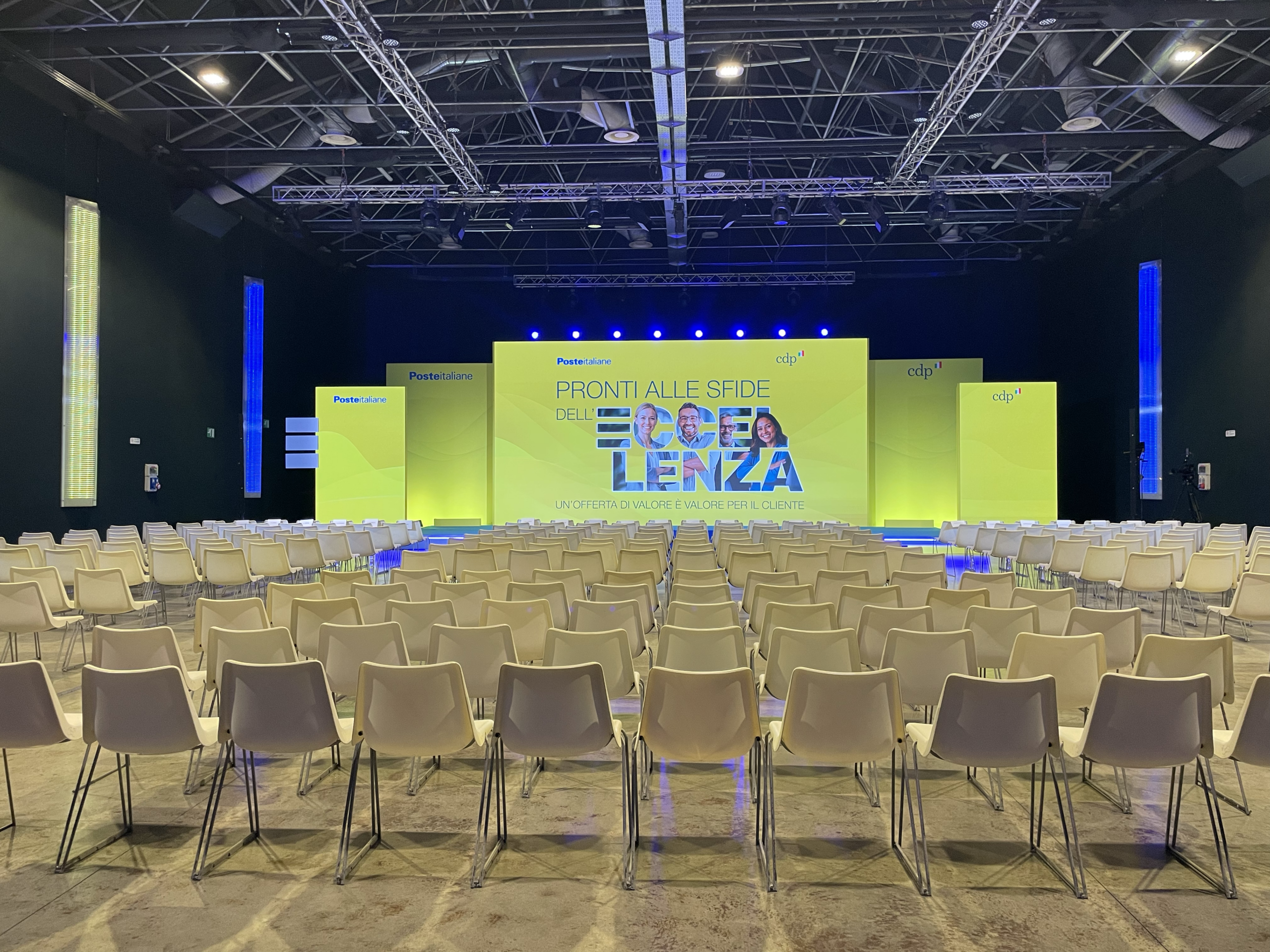Poste Italiane - palco roadshow