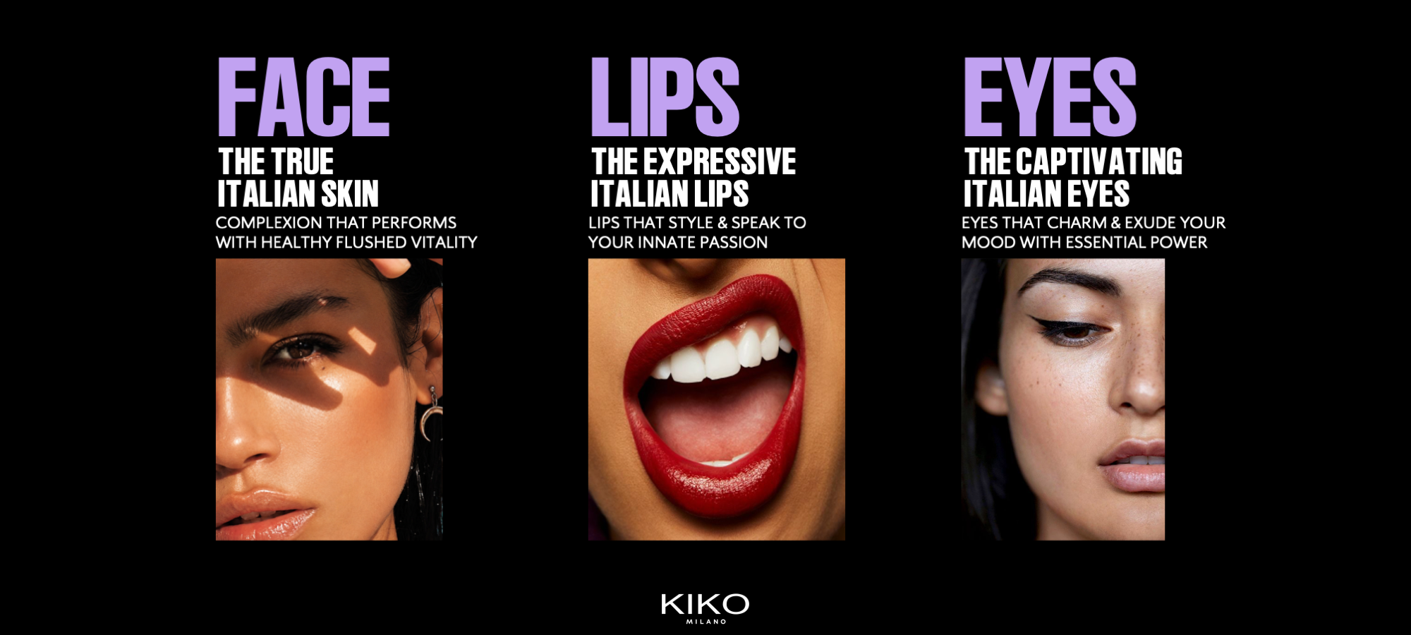 Face, Lips, Eyes - KIKO Milano